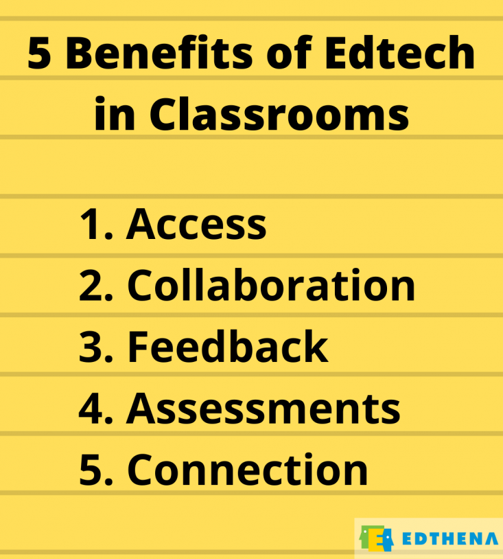 5 benefits of edtech tools in classrooms