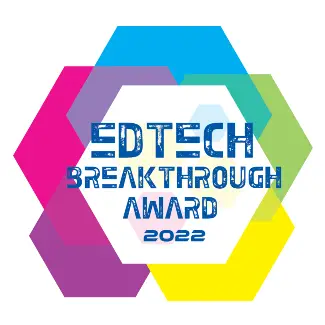 Award logo: AI Coach by Edthena Winner Best Use of AI in Education Edtech Breakthrough Award