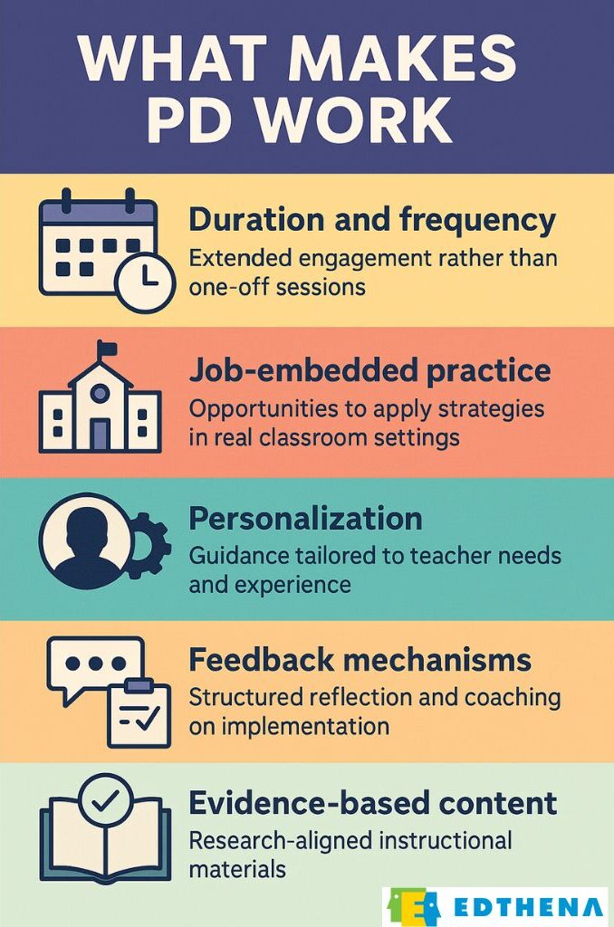 Elements of Effective Teacher Professional Development