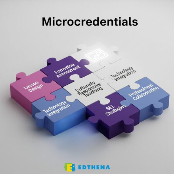 microcredentials for K-12 low-cost PD for teachers