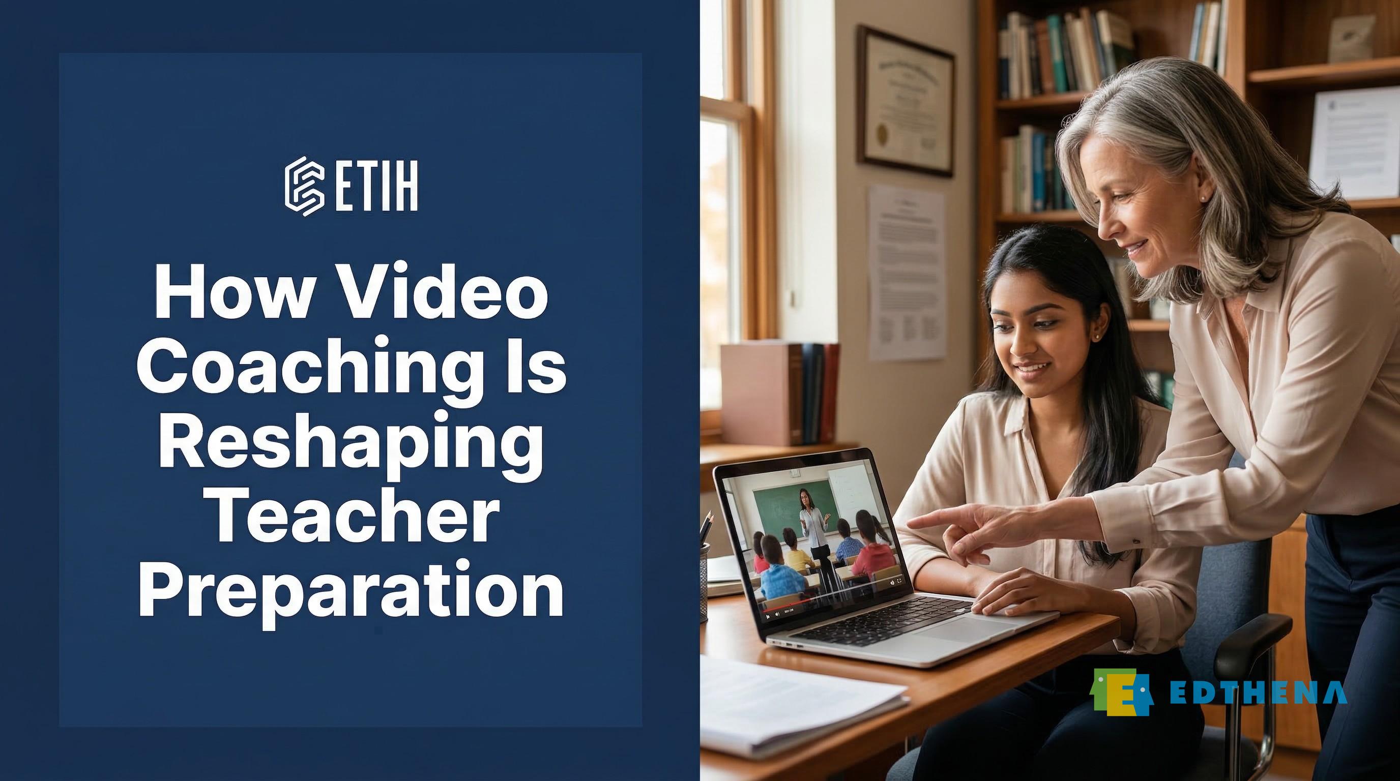 EdTech Innovation Hub feature on Notre Dame de Namur University using VC3 by Edthena for video-based teacher preparation coaching