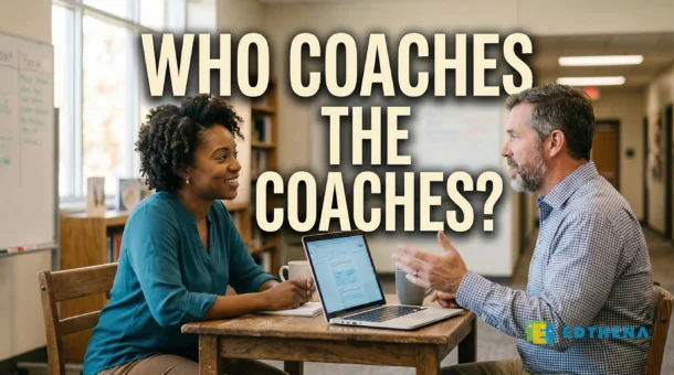Two instructional coaches collaborate on professional development using AI Coach by Edthena